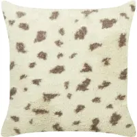Beliani KASRA - Sierkussen-Beige-Nepbont