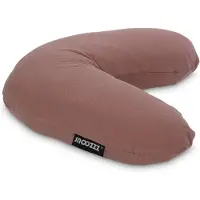 Snoozzz Voedingskussen Small met Fiber vulling en afneembare hoes - Chestnut - 120 cm