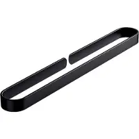 EAVY - Handdoekstang 60cm breed - Handdoekhouder - Handdoekrek - Zwart