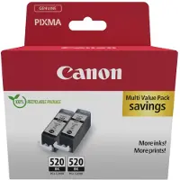 Canon Inktcartridge PGI-520 PGBK Origineel 2-pack Zwart 2932B019