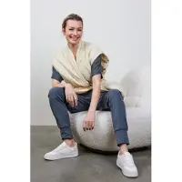 DIDI Sleeveless Kimono Romy Oyster White Maat: 34-36 | Gilets Outlet | Dames | Creme
