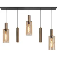 Highlight Hanglamp Perugia brons - 3x E27 - 2x GU10
