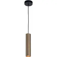 Highlight Design Hanglamp Perugia Zwart Met Koper Brons