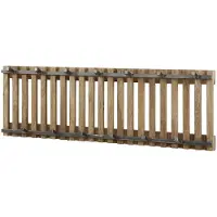 Lt-luce Kapstok Tweak Mango Hout Zandkleur 13 Haken 100cm
