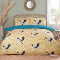 So Soft dekbedovertrek Kraanvogel - microvezel - 1-persoons (135x200 + 50x75 cm)