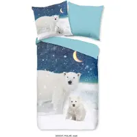 Good Morning Dekbedovertrek Polar Multi Flanel-140 x 200 / 220 cm | 1-Persoons