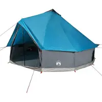 vidaXL Tipitent 6-persoons waterdicht blauw
