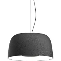 Marset Djembé Pendant Lamp Ø 41.6 cm x H 21 cm | Grey | Triac
