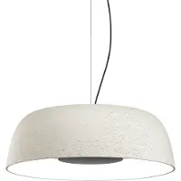 Marset Djembé Pendant Lamp Ø 63 cm x H 23 cm | White | Triac