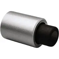 Deni Deurstopper wandmodel geveerde stootbuffer Robusto zilver