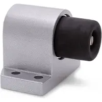 Dx Deurstopper Robusto vloermodel met geveerde stootbuffer - zilvergrijs