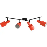 LINDBY Plafondlamp , Ovelia, dimbare, Oranje, Woonkamer, Metaal, Modern