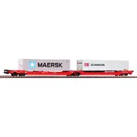 Piko h0 24619 Containerwagen DC