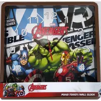 Marvel Avengers klok - vierkant - Avengers wandklok - 25 cm.