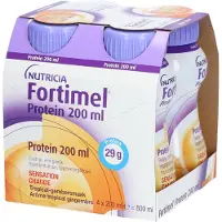 Fortimel Protein Sensations 2.4kcal | Tropical -Gembersmaak | Voedingssupplement Ondervoeding 4x200 ml Flesjes