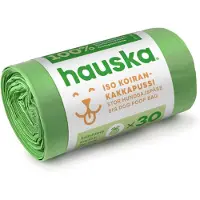 Hauska Hondenpoepzakje Handvat 30 Stuks