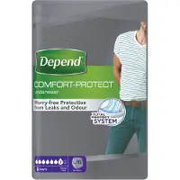 Depend Normal - L/XL - Incontinentie mannen - Incontinentiebroekjes voor urineverlies - 54 stuks