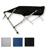 Navishade 3 Boog Biminitop Zonnetent PREMIUM H137 cm BLAUW Breedte 155-169 cm
