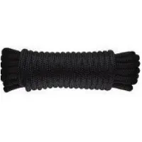 BREG Landvast - polyproylene - dubbel gevlochten - Zwart