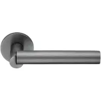 DnD | Deurkruk | BOOLE RR FI | Gun Metal PVD | Rond Rozet