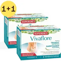 SuperDiet Vivaflore Darmtransit 2x100 St Gecomprimeerde tabletten