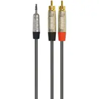 NJS/Rean Professional 3,5mm Jack - Tulp kabel | 3 meter