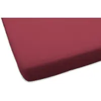 Dutch Dreams Hoeslaken Flanel Stretch 25cm Hoge Hoek Set van 2 - bordeaux 140/150x200cm