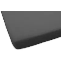 Dutch Dreams Hoeslaken Flanel Stretch 25cm Hoge Hoek Set van 2 - antraciet 140/150x200cm