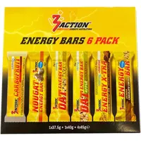 3Actionsportsnutrition 3Action Energy Bars 6 pack 1 St