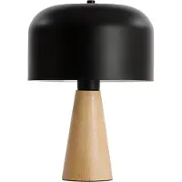 Luqaza Tafellamp Aimo - Zwart - Ø25cm