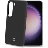 Celly Cromo Siliconen hoesje - Geschikt voor Samsung Galaxy A05s - TPU Back Cover - Microfiber - Blauw