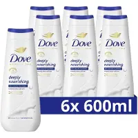 Dove - Douchegel - Advanced Care Deeply Nourishing - 6 x 600 ml - Voordeelverpakking