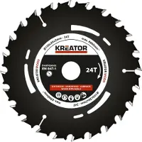 Kreator Invalzaagblad voor Hout 160x20x2mm 24T
