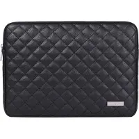Canvas Artisan Laptophoes 15.6 Inch GR - Laptop Sleeve - Leer Style Zwart