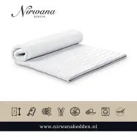Nirwana bedden 90x210 Topdekmatras - Topper HR50 - Koudschuim - 7 CM -