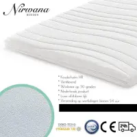 Nirwana bedden - Topdekmatras - 70x220 -Koudschuim HR - 7CM