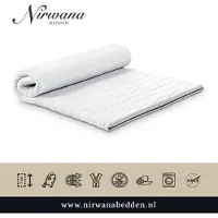 Nirwana bedden Nirwana - Topper Traagschuim - 180x210 cm - Topdekmatras 30 nachten proefslapen