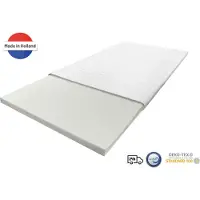 Nirwana bedden Nirwana Topper Matras 170x220 Traagschuim - 7 cm dik - Topdekmatras - Extra Comfort