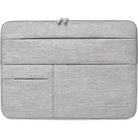 Canvas Artisan Laptophoes 13.3 Inch - TV Sleeve - Grijs