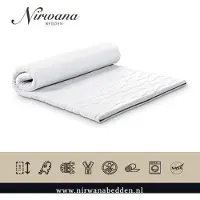 Nirwana bedden 80x220 Topdekmatras - Topper NASA-VISCO - Traagschuim - 7 CM -