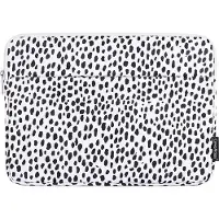 Canvas Artisan Laptophoes 13.3 Inch - Laptop Sleeve – Panterprint Wit