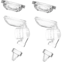 Youha Ventiel connector - 2 stuks - cup connect kit - tussenstuk borstkolven - 2x Membranen - 2x Ventielen - 2x Ventielbasis - Silicone connector kit - BPA vrij