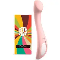 PureVibe PlayTime Luxe G-Spot Stimulator - Vibrator - Vibrators voor Vrouwen - Fluisterstil & Discreet - Erotiek Sex Toys voor koppels - Vibromasseur Stimulator Homme & Femme - Roze