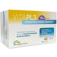 Vitanu VitaPL3 Phospholipides Marins 90 St Capsules