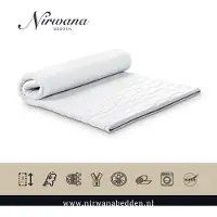 Nirwana bedden 170x210 Topdekmatras - Topper HR50 - Koudschuim - 7 CM -