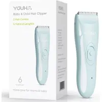 Youha Elektrische Kinder Tondeuse - Baby Tondeuse met 2 Haarkammen - Waterdicht IPX6 - Stille Trimmer voor Gevoelige Kinderhuid