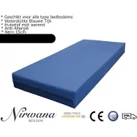 Nirwana bedden - Zorgmatras Incontinentie - Matras - Waterdicht - 120x200x17 cm - Koudschuim