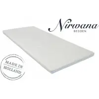 Nirwana bedden 160x210 Topper - Dekmatras Nasa traagschuim c.a. 6 cm dik
