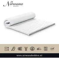 Nirwana bedden 160x200 Topdekmatras - Topper NASA-VISCO - Traagschuim - 7 CM -