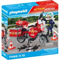 Playmobil - Brandweer op de plaats van het ongeval
